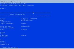 Windows 2019 Server Core Install and Admin center